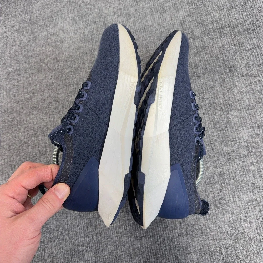Allbirds Wool Flyer Mizzles Navy Blue Womens Size 7.5 Shoes Sneakers Gym Run